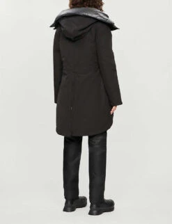 Canada Goose Rossclair Shell Parka Coat -Ted Bakee Fashion Shop 1027 3005144 2580L BLACK ALT02
