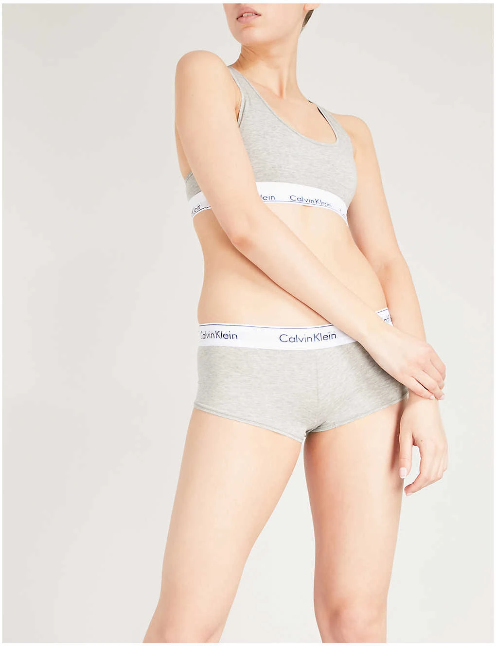 Calvin Klein Modern Cotton-blend Jersey Boy Shorts 3 Calvin Klein Modern Cotton-blend Jersey Boy Shorts - Image 3