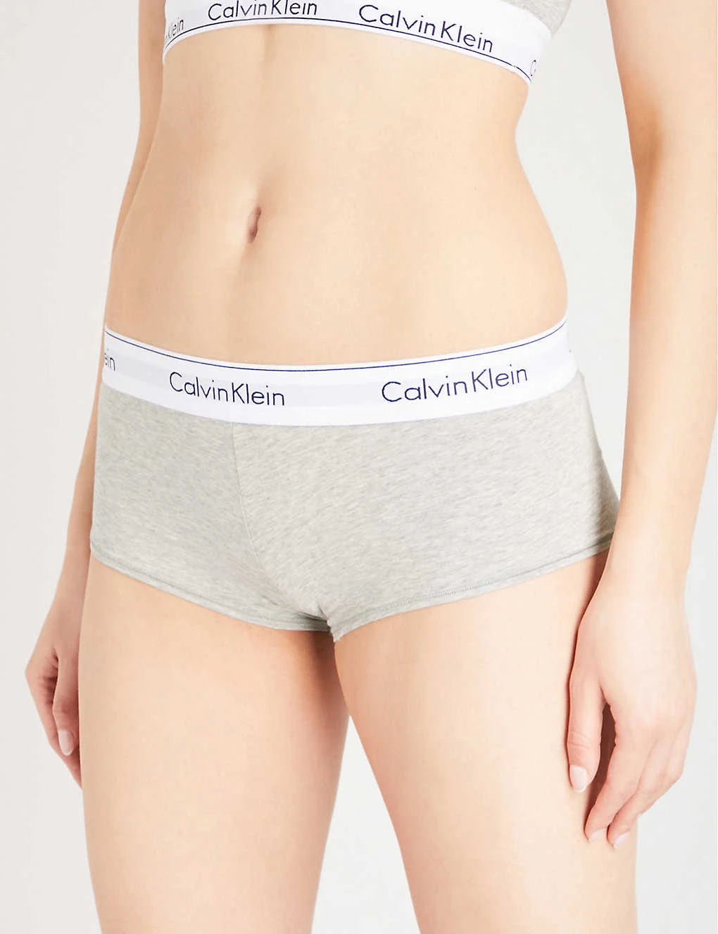 Calvin Klein Modern Cotton-blend Jersey Boy Shorts 7 Calvin Klein Modern Cotton-blend Jersey Boy Shorts - Image 7