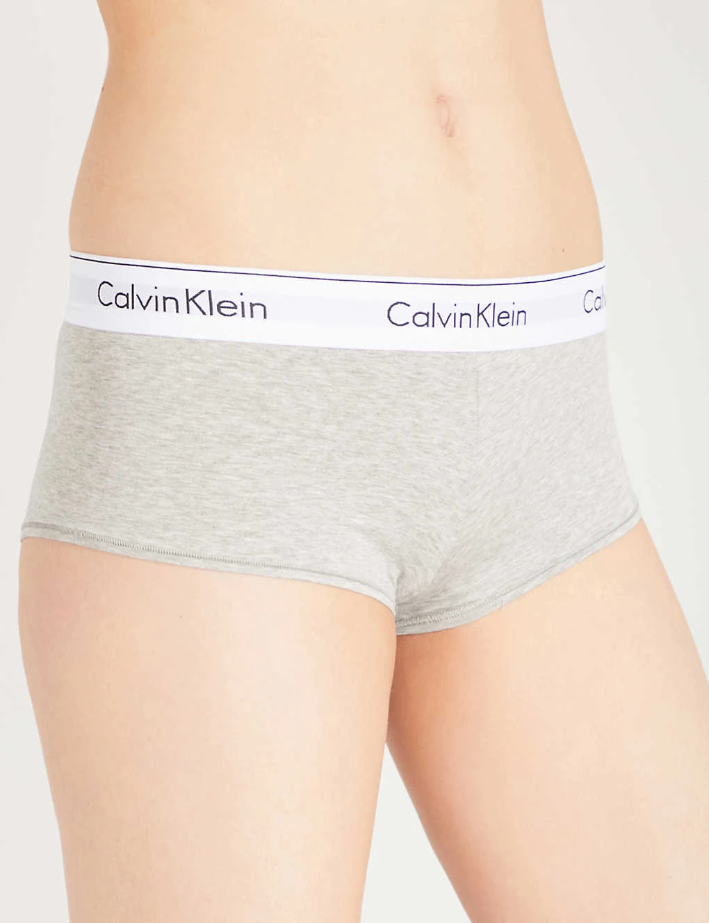 Calvin Klein Modern Cotton-blend Jersey Boy Shorts 2 Calvin Klein Modern Cotton-blend Jersey Boy Shorts - Image 2