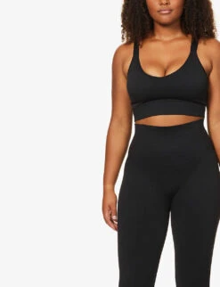 Spanx Look At Me Now Leggings -Ted Bakee Fashion Shop 121 3001345 FL3515 BLACK ALT01