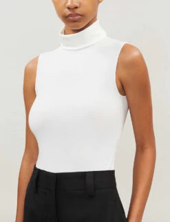 Wolford String Stretch-jersey Body 9 Wolford String Stretch-jersey Body -Ted Bakee Fashion Shop 121 85008583 76048 WHITE ALT03