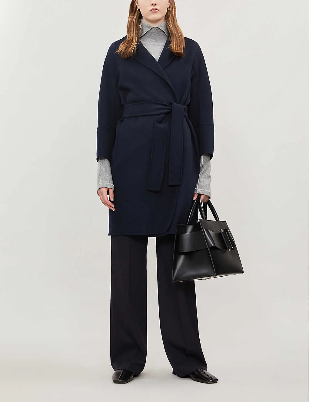 Arona Single-breasted Wool Coat 3 Arona Single-breasted Wool Coat - Image 3