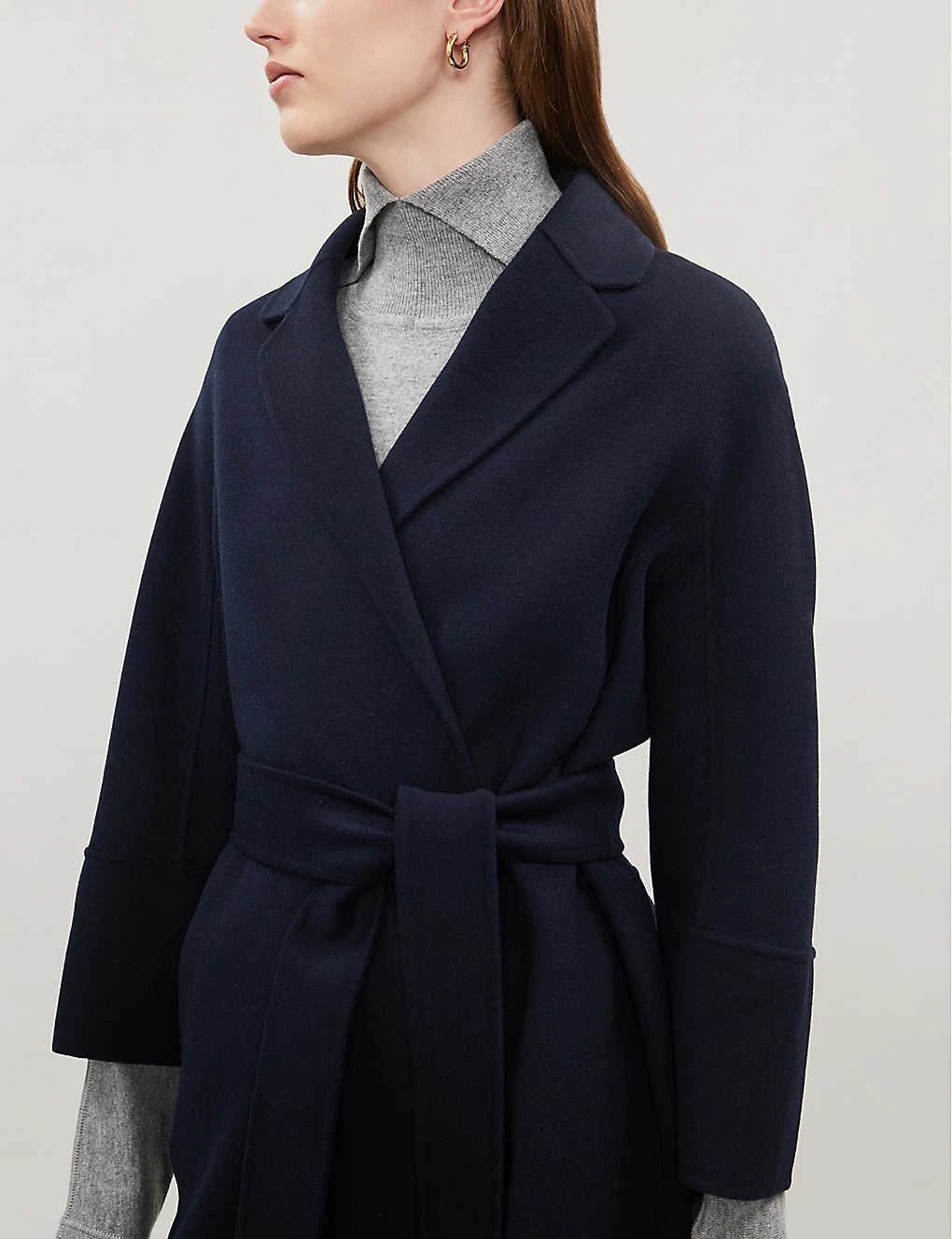 Arona Single-breasted Wool Coat 5 Arona Single-breasted Wool Coat - Image 5