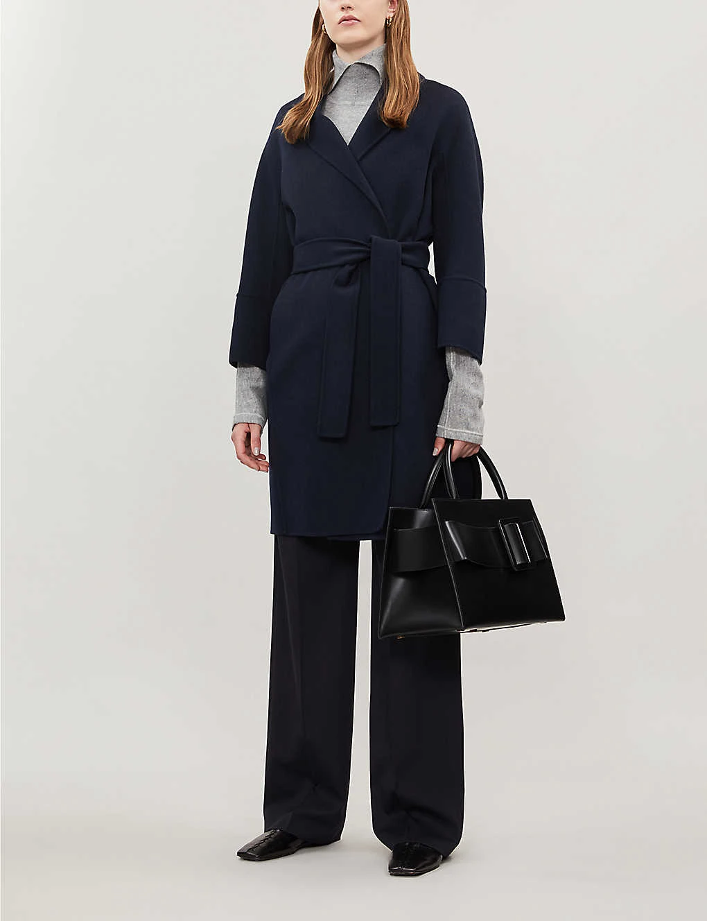 Arona Single-breasted Wool Coat 2 Arona Single-breasted Wool Coat - Image 2