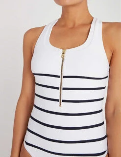 Core Scoop-neck Swimsuit -Ted Bakee Fashion Shop 186 3001349 COREHK0257 NAUTICAL ALT03