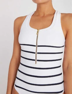 Core Scoop-neck Swimsuit -Ted Bakee Fashion Shop 186 3001349 COREHK0257 NAUTICAL ALT04