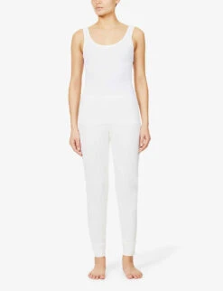 HANRO Soft Touch Stretch-microfibre Top -Ted Bakee Fashion Shop 218 20581756FEELING WHT WHITWHITE ALT01