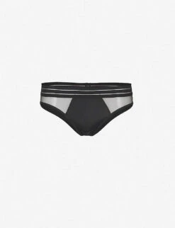 MAISON LEJABY NUFIT Mesh Bikini Briefs -Ted Bakee Fashion Shop 218 3005182 171263 BLACK ALT06