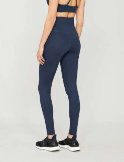 Girlfriend Collective Compressive 7/8 High-rise Stretch-jersey Leggings -Ted Bakee Fashion Shop R00037906 MIDNIGHT ALT02