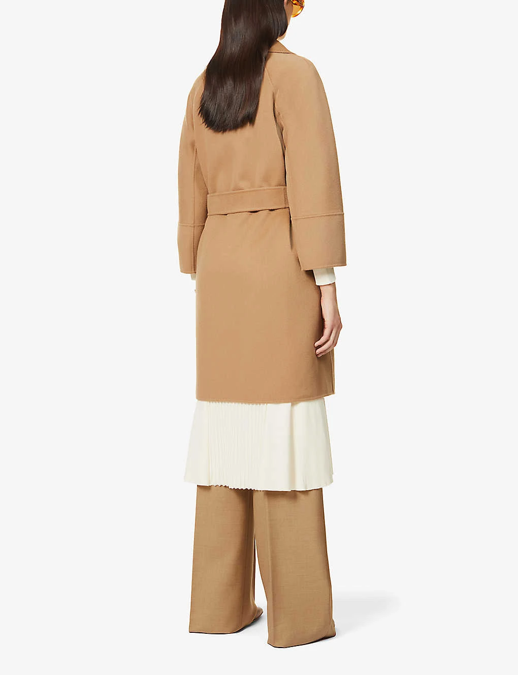 Arona Belted Wool Coat 4 Arona Belted Wool Coat - Image 4