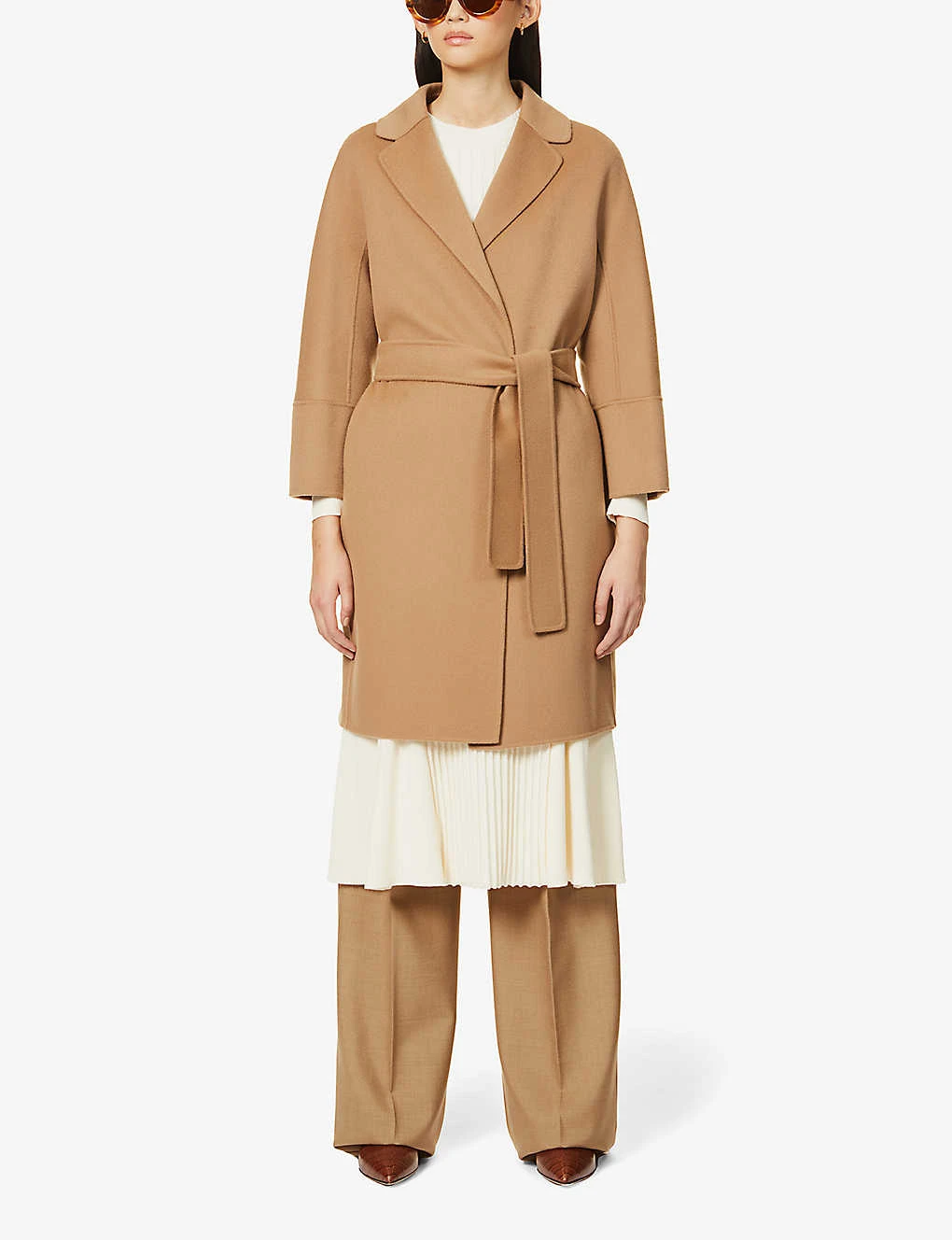 Arona Belted Wool Coat 2 Arona Belted Wool Coat - Image 2