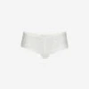 Aubade Danse Des Sens St Tropez Low-rise Mesh And Lace Embroidery Briefs