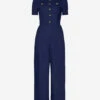 Whistles Emma Cotton-blend Jumpsuit