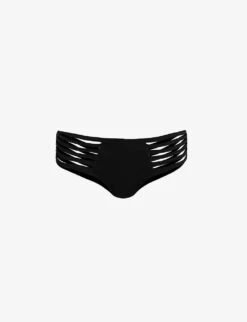 AGENT PROVOCATEUR Dakotta Cutout-panel Mid-rise Bikini Bottoms