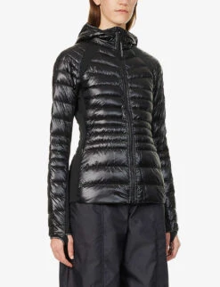 Canada Goose Hybridge Lite Hooded Shell-down Jacket -Ted Bakee Fashion Shop R03656405 BLACKNOIR ALT02