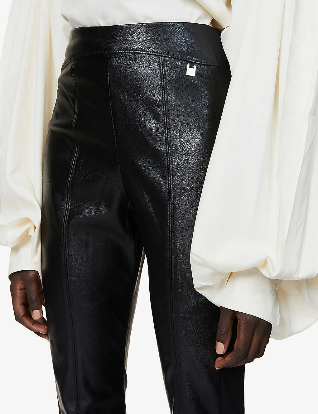 Ted Baker High-rise Faux-leather Trousers 5 Ted Baker High-rise Faux-leather Trousers - Image 5