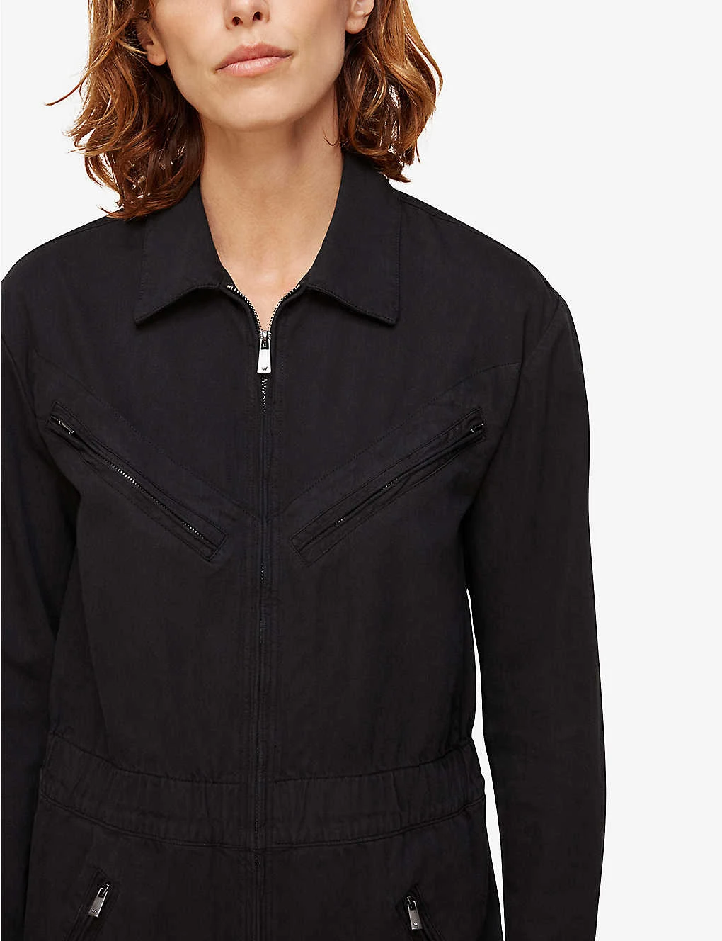 Whistles Ultimate Utility Cotton-blend Jumpsuit 4 Whistles Ultimate Utility Cotton-blend Jumpsuit - Image 4