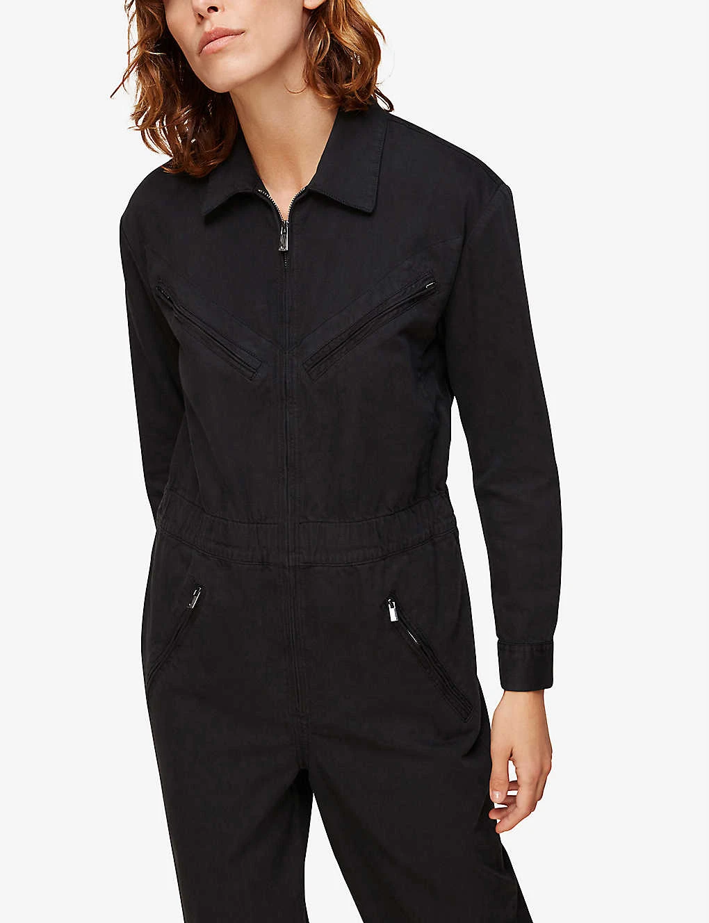 Whistles Ultimate Utility Cotton-blend Jumpsuit 5 Whistles Ultimate Utility Cotton-blend Jumpsuit - Image 5
