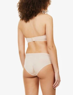 Chantelle Essen Strapless Stretch-woven Bra -Ted Bakee Fashion Shop R03732554 01NGOLDENBEIGE ALT03