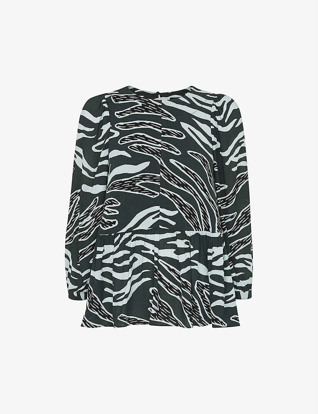 Whistles Zebra-print Woven Top 1 Whistles Zebra-print Woven Top