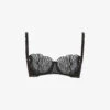 Athena Semi-sheer Stretch-woven Balconette Bra