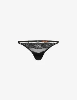 Seraphine Mid-rise Silk-blend Thong