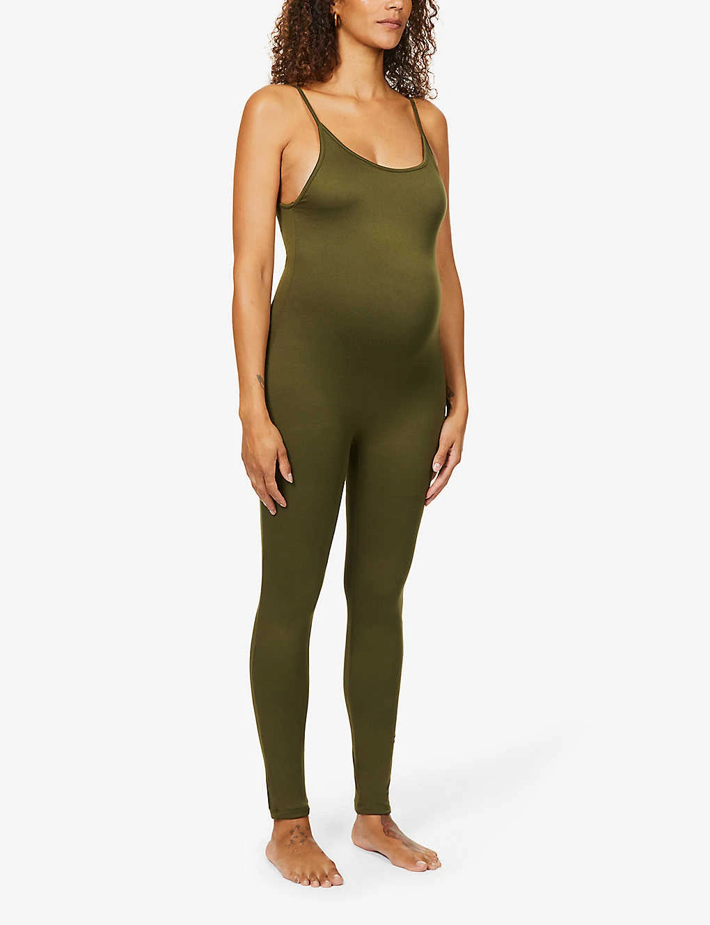 Maternity The Kate Sleeveless Stretch-woven Unitard 3 Maternity The Kate Sleeveless Stretch-woven Unitard - Image 3