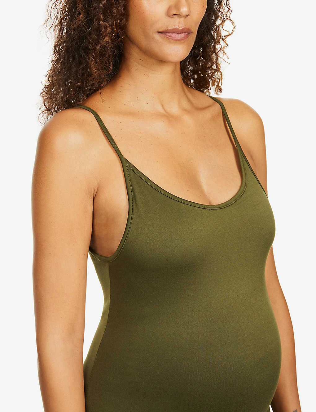 Maternity The Kate Sleeveless Stretch-woven Unitard 5 Maternity The Kate Sleeveless Stretch-woven Unitard - Image 5