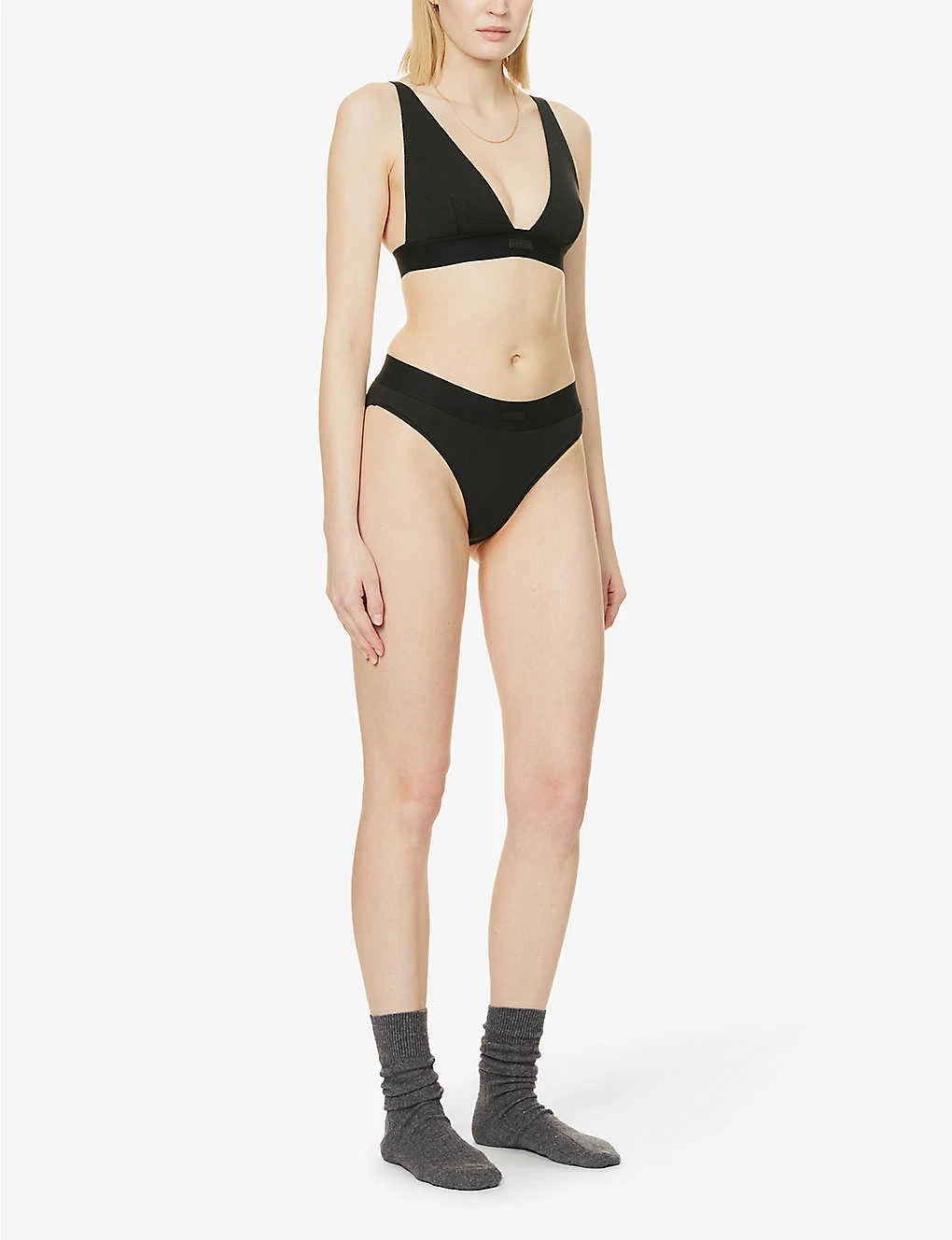 Ribbed High-rise Stretch-cotton Briefs 2 Ribbed High-rise Stretch-cotton Briefs - Image 2