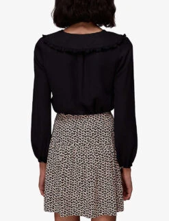 Whistles Heart-print High-rise Woven Mini Skirt 9 Whistles Heart-print High-rise Woven Mini Skirt -Ted Bakee Fashion Shop R03838091 MULTICOLOURED ALT03