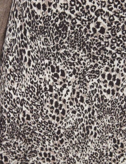 Whistles Animal-print Woven Midi Skirt -Ted Bakee Fashion Shop R03851427 MULTICOLOUR ALT04