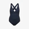 Seafolly Collective V-neck Stretch-recycled Nylon Swimsuit