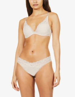 Passionata Brooklyn Underwired Stretch-lace Bra -Ted Bakee Fashion Shop R03866287 097CAPPUCINO ALT02