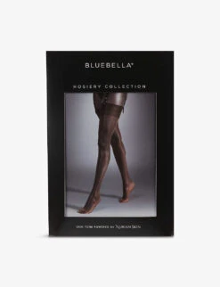 BLUEBELLA Plain Semi-sheer Stretch-woven Stockings