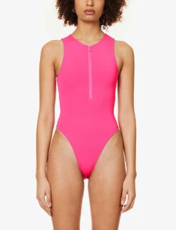 Davis Zipped Swimsuit -Ted Bakee Fashion Shop R03878936 AMORE ALT02