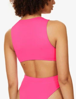 Davis Zipped Swimsuit -Ted Bakee Fashion Shop R03878936 AMORE ALT04