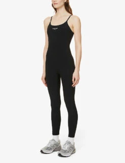 Ultimate Stretch-knit Unitard -Ted Bakee Fashion Shop R03912033 BLACK ALT02