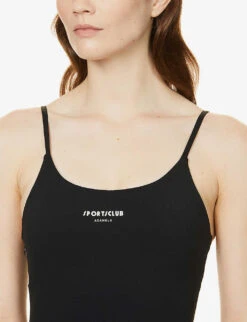 Ultimate Stretch-knit Unitard -Ted Bakee Fashion Shop R03912033 BLACK ALT04