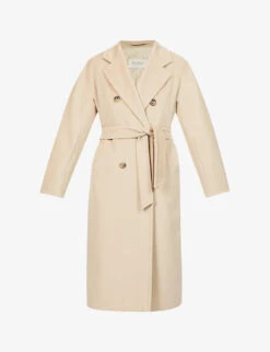 Max Mara Madame Double-breasted Regular-fit Wool-blend Coat