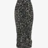 Whistles Sahara Leopard-print Ruched Crepe Midi Skirt