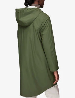 Whistles Lautner Hooded Shell Raincoat -Ted Bakee Fashion Shop R03927208 KHAKIOLIVE ALT03
