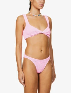 Juno Knotted Bikini Set -Ted Bakee Fashion Shop R03932309 BUBBLEGUM ALT02