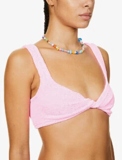 Juno Knotted Bikini Set -Ted Bakee Fashion Shop R03932309 BUBBLEGUM ALT04