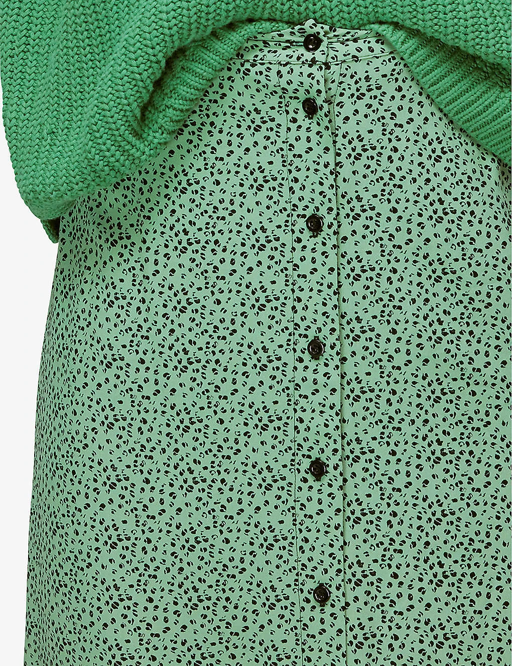 Whistles Ink Leopard-print Woven Midi Skirt 6 Whistles Ink Leopard-print Woven Midi Skirt - Image 6