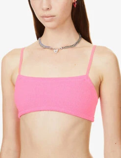 Gigi Crinkled Bikini 10 Gigi Crinkled Bikini -Ted Bakee Fashion Shop R03947860 BUBBLEGUM ALT04