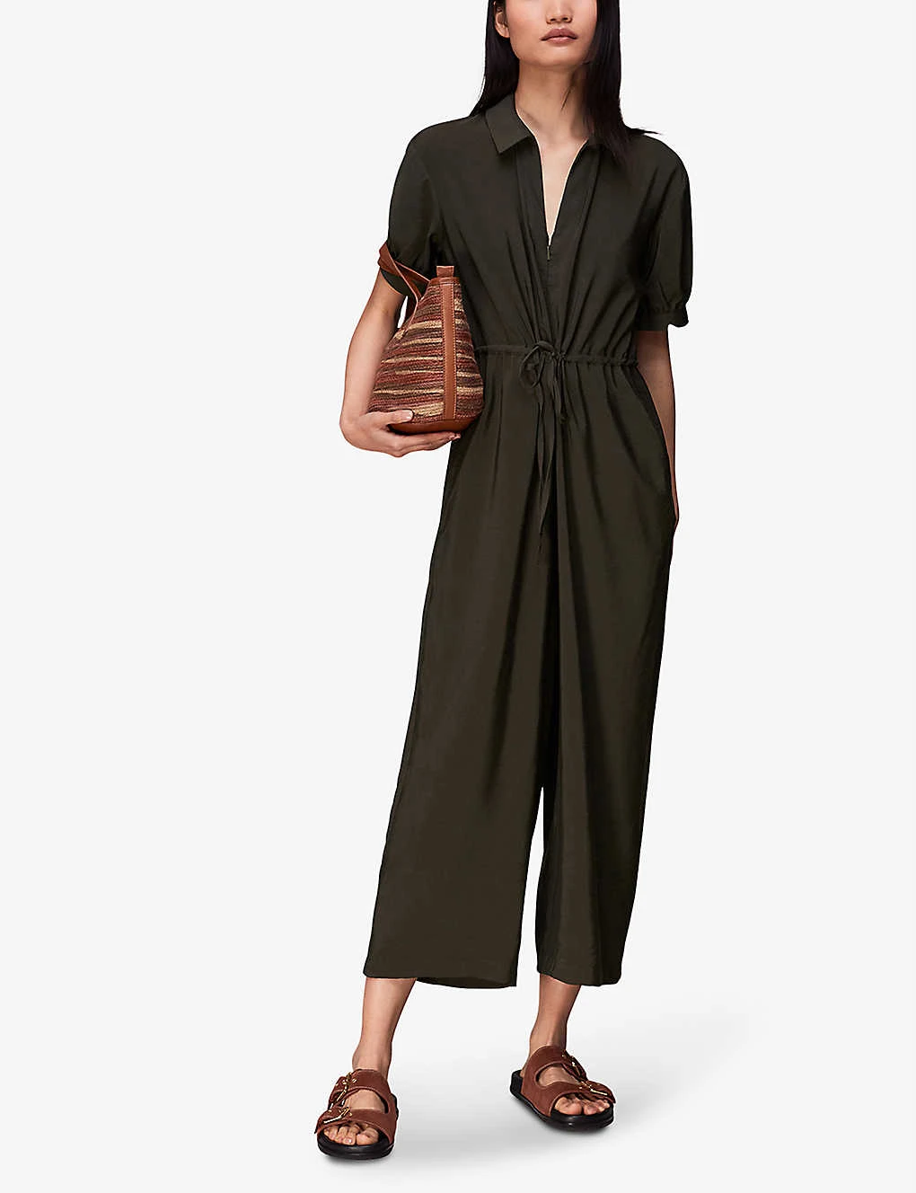 Whistles Jenny Relaxed Woven Jumpsuit 2 Whistles Jenny Relaxed Woven Jumpsuit - Image 2