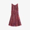 Ted Baker Odesia Graphic-print Woven Playsuit