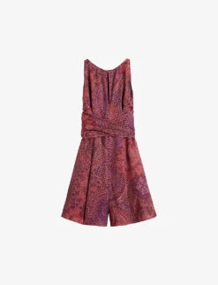 Ted Baker Odesia Graphic-print Woven Playsuit