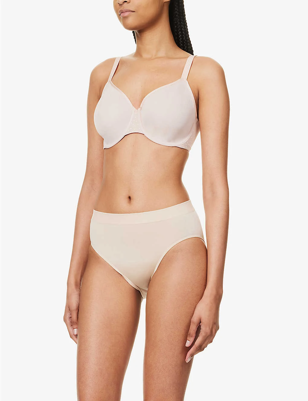 Wacoal Back Appeal Polka-dot Pattern Minimiser-cup Stretch-woven Bra 3 Wacoal Back Appeal Polka-dot Pattern Minimiser-cup Stretch-woven Bra - Image 3